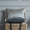 Abstract Grey Cushions - Carrara Fringed Cushion Cover Frost Additions