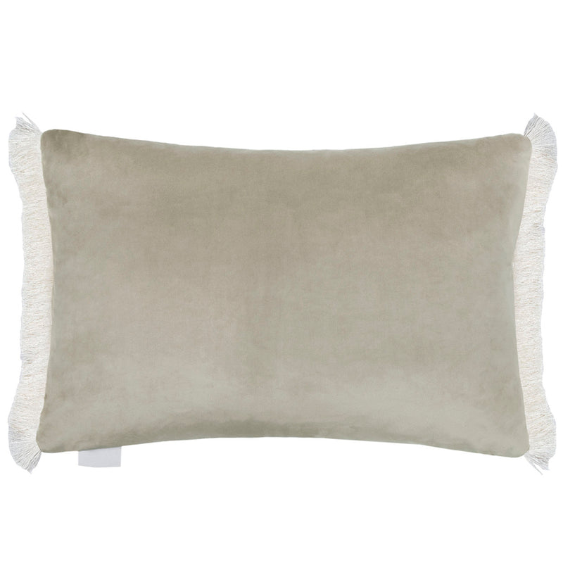 Abstract Green Cushions - Carrara Fringed Cushion Cover Meadow Additions