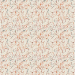 Fauna Orange Fabric - Carrara Printed Cotton Fabric Rosewater Additions