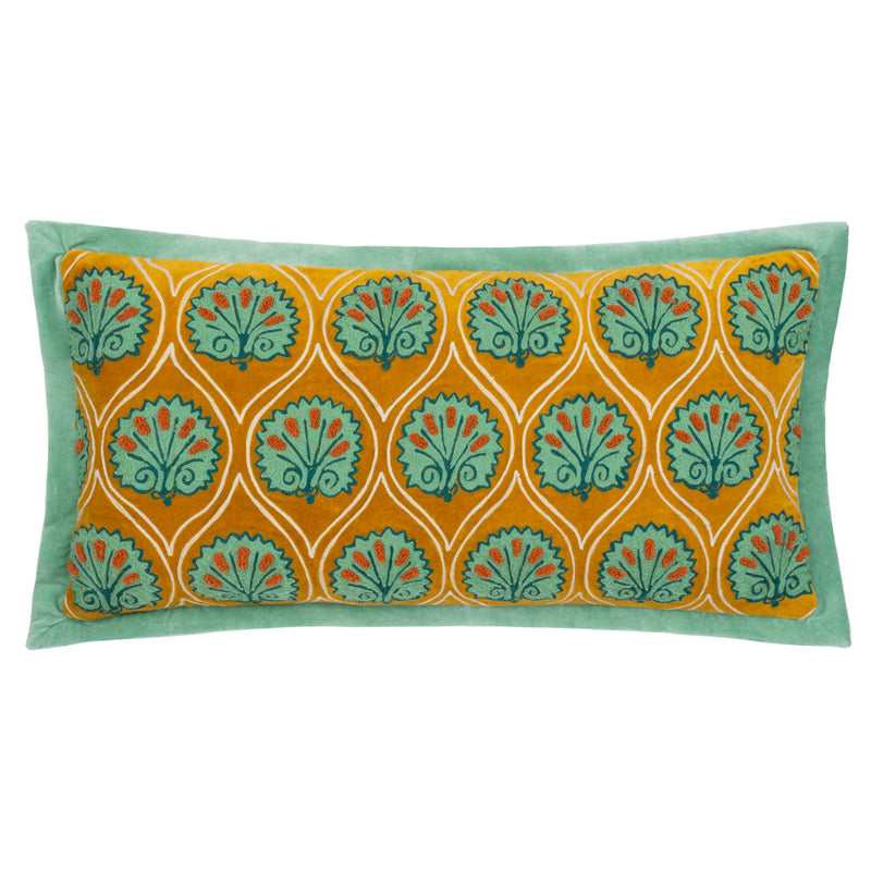 Paoletti Casa Cushion Cover in Ochre/Marine