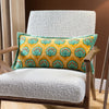 Paoletti Casa Cushion Cover in Ochre/Marine