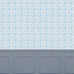 Abstract Blue Wallpaper - Casia  1.4m Wide Width Wallpaper (By The Metre) Denim Voyage Maison