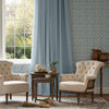 Abstract Blue Wallpaper - Casia  1.4m Wide Width Wallpaper (By The Metre) Denim Voyage Maison