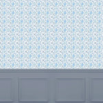 Abstract Blue Wallpaper - Casia  1.4m Wide Width Wallpaper (By The Metre) Denim Voyage Maison