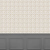 Abstract Beige Wallpaper - Casia  1.4m Wide Width Wallpaper (By The Metre) Stone Voyage Maison