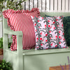 Floral Purple Cushions - Cassis Printed Outdoor Cushion Cover Lilac Wylder Nature