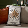  Black Cushions - Celestial Stories Embroidered Velvet Cushion Cover Linen/Black Furn