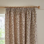 Cervino Jacquard Room Darkening Pencil Pleat Curtains Damson