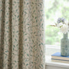 Cervino Jacquard Room Darkening Pencil Pleat Curtains Duck Egg