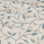 Cervino Jacquard Room Darkening Pencil Pleat Curtains Duck Egg