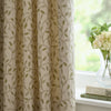 Cervino Jacquard Room Darkening Pencil Pleat Curtains Lichen