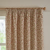 Cervino Jacquard Room Darkening Pencil Pleat Curtains Rednut