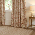 Cervino Jacquard Room Darkening Pencil Pleat Curtains Rednut