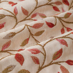 Floral Beige Curtains - Cervino Jacquard Room Darkening Pencil Pleat Curtains Rednut Voyage Maison