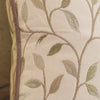 Floral Green Cushions - Cervino Woven Jaquard Feather Filled Cushions Lichen Voyage Maison