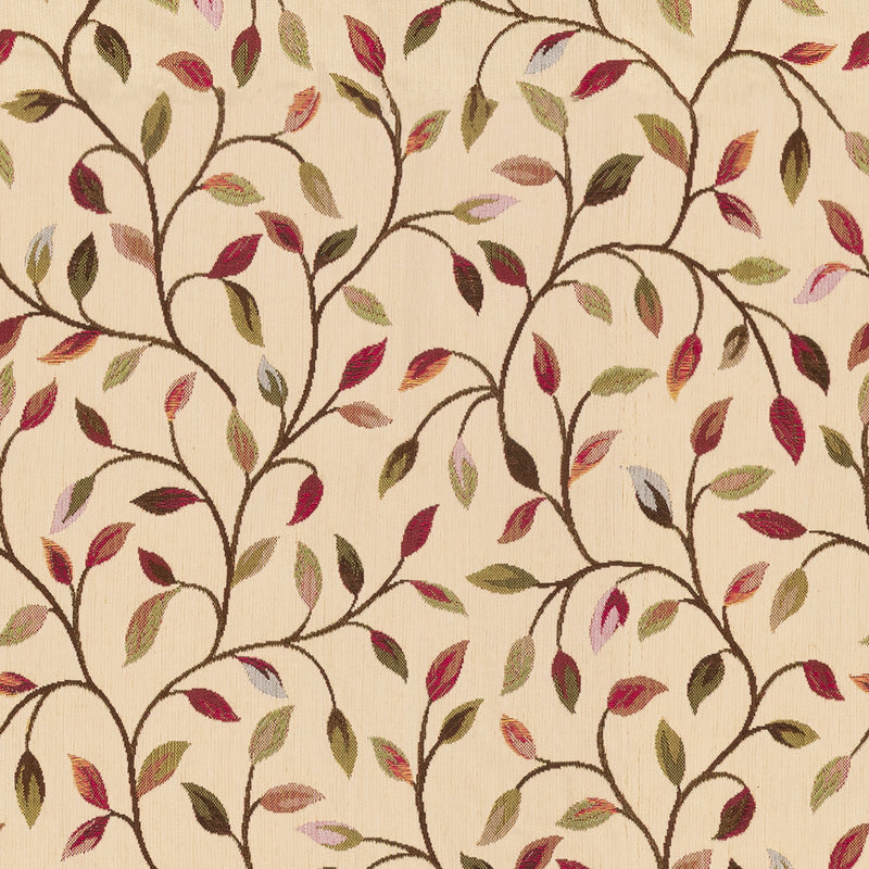 Floral Multi Fabric - Cervino Woven Jacquard Fabric Elderberry Voyage Maison