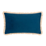 Plain Blue Cushions - Cest La Vie Embroidered Cushion Cover Navy furn.