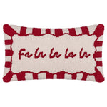  Red Cushions - Candy Fa La La Tufted Cushion Cover Red/White Furn