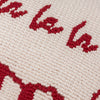  Red Cushions - Candy Fa La La Tufted Cushion Cover Red/White Furn