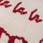  Red Cushions - Candy Fa La La Tufted Cushion Cover Red/White Furn