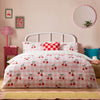  Bedding - Cherry Gingham  Duvet Cover Set Pink Heya Home