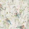 Animal Cream Fabric - Chaffinch Printed Cotton Fabric Cream Voyage Maison