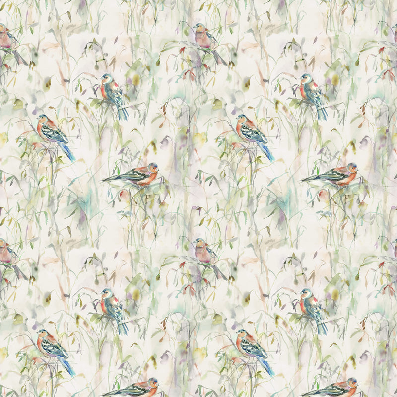 Voyage Maison Chaffinch Printed Cotton Fabric in Natural