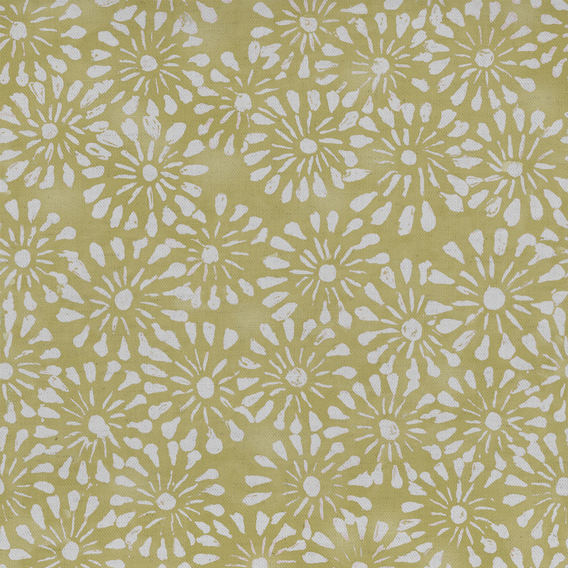 Chambery Printed Fabric Sample Swatch Dandelion