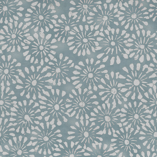 Voyage Maison Chambery Printed Cotton Fabric in Ocean