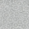 Voyage Maison Chambery Printed Cotton Fabric in Silver