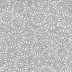 Voyage Maison Chambery Printed Cotton Fabric in Silver