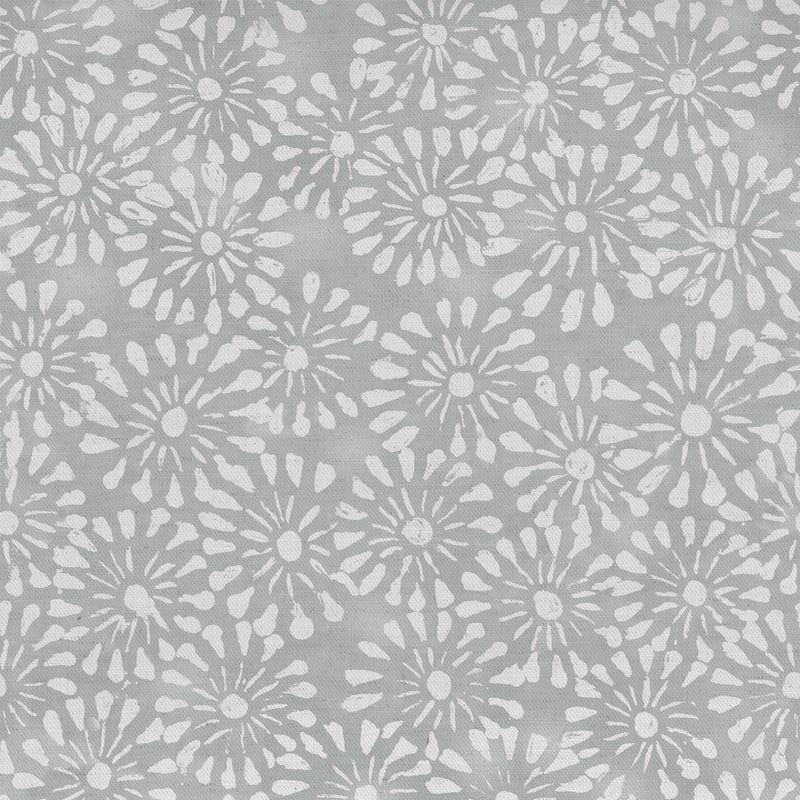 Chambery Printed Fabric Sample Swatch Silver