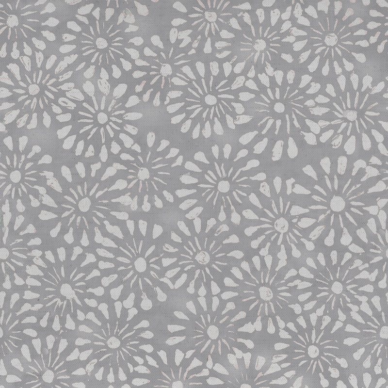 Voyage Maison Chambery Printed Cotton Fabric in Steel