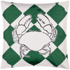 furn. Checkerboard Outdoor Cushion Cover in Green