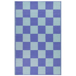 Check Blue Rugs - Checkerboard Recycled Outdoor Outdoor Rug Blue furn.