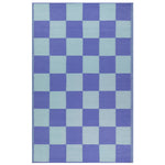 Check Blue Rugs - Checkerboard Recycled Outdoor Outdoor Rug Blue furn.