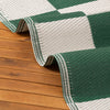 Check Green Rugs - Checkerboard 120x180cm Outdoor 100% Recycled Rug Green furn.