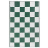 Check Green Rugs - Checkerboard 120x180cm Outdoor 100% Recycled Rug Green furn.