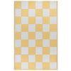 Check Yellow Rugs - Checkerboard Recycled Outdoor Outdoor Rug Yellow furn.