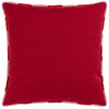 heya home Check Knitted Cushion Cover in Red or Dead Pink