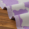 Check Purple Rugs - Check Outdoor 100% Recycled Rug Lilac furn.