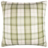 Check Green Cushions - Country Hedgerow Reversible Outdoor Cushion Cover Moss Voyage Maison