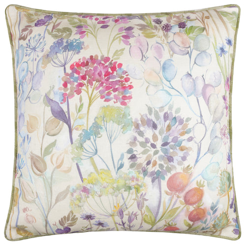 Check Green Cushions - Country Hedgerow Reversible Outdoor Cushion Cover Moss Voyage Maison