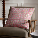 Chedworth Piped Velvet Cushion Rose/Violet