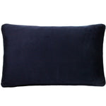 Paoletti Cheetah Forest Velvet Cushion Cover in Navy