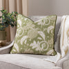 Evans Lichfield Chatsworth Heirloom Piped Cushion Cover in Olive