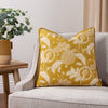 Evans Lichfield Chatsworth Heirloom Piped Cushion Cover in Saffron