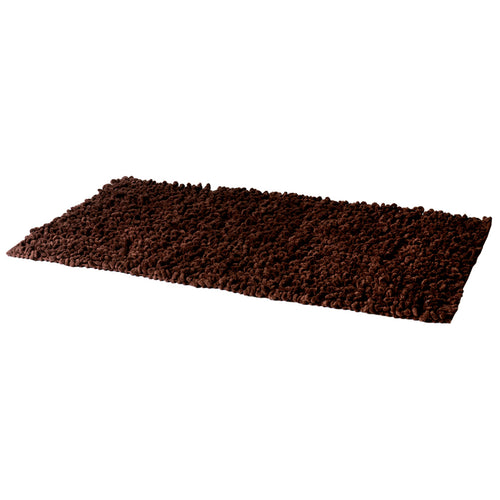 Essentials Chenille Twist Rugs in Chocolate