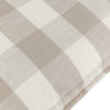 Check Beige Cushions - Chesil Check 100% Cotton Outdoor Cushion Cover Natural Yard