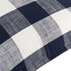 Check Blue Cushions - Chesil Check 100% Cotton Outdoor Cushion Cover Navy Yard